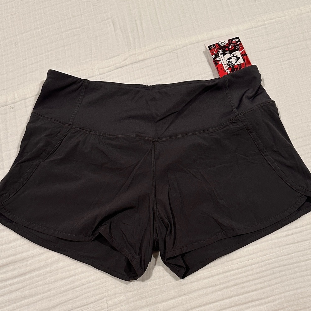 Women's Black Athletic Shorts